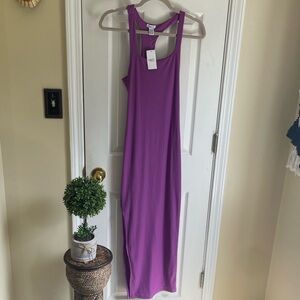 Rue21 Purple Coquette Boho Racerback Maxi Dress